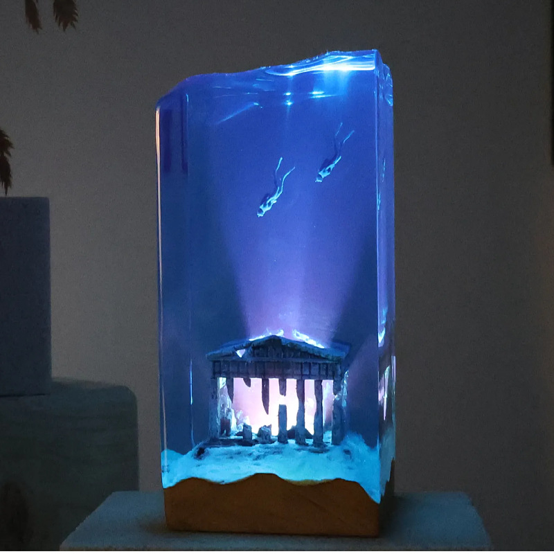 Resin Art Table Top - NOUVEAU Art marin Décorations d'intérieur Artisanat