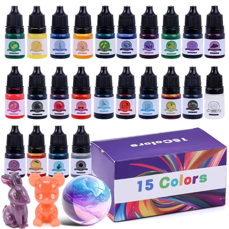 Resin Art Kit For Beginners - Pigment de couleur de résine époxy