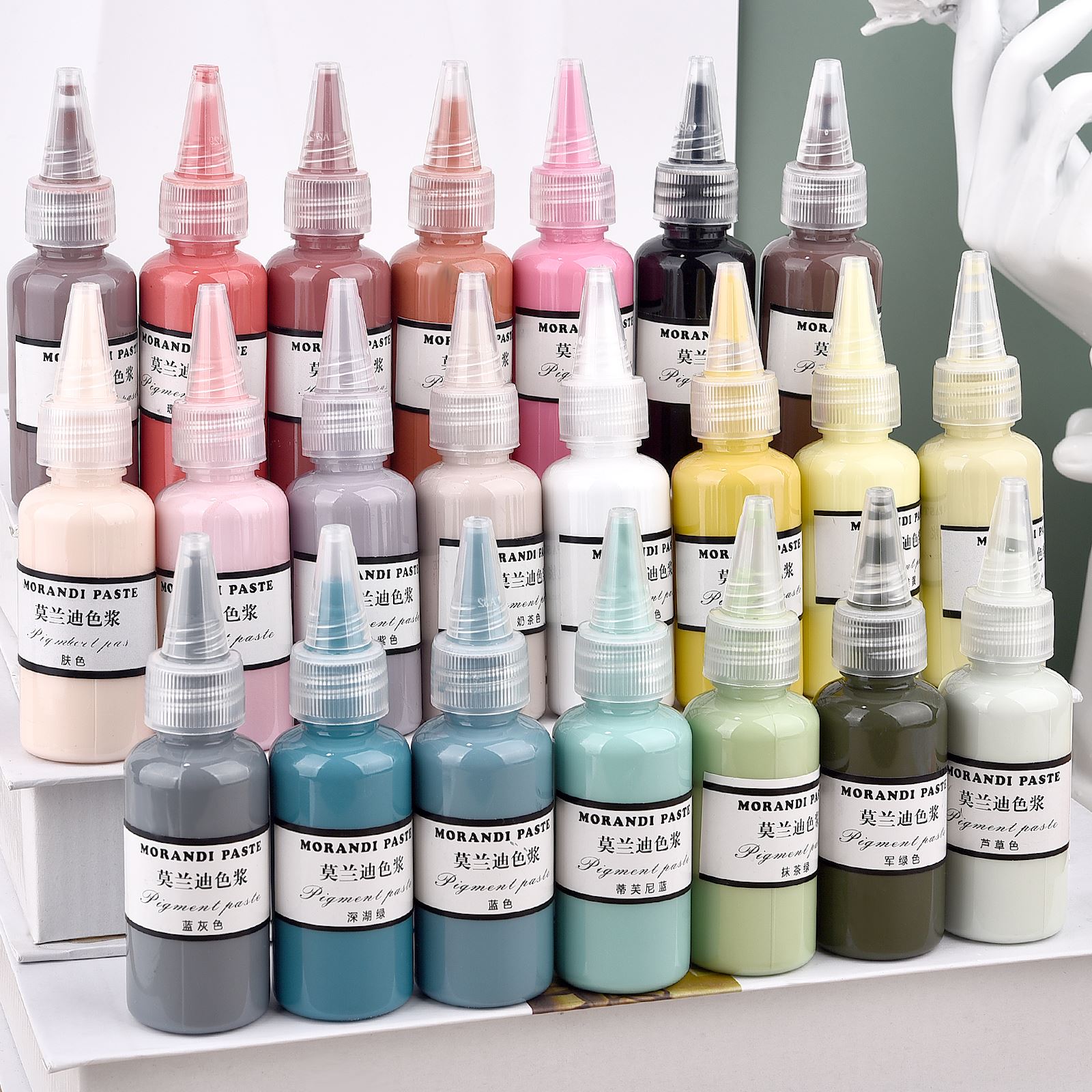 Resin Color Paste - Morandi couleurs Pigments de résine liquide