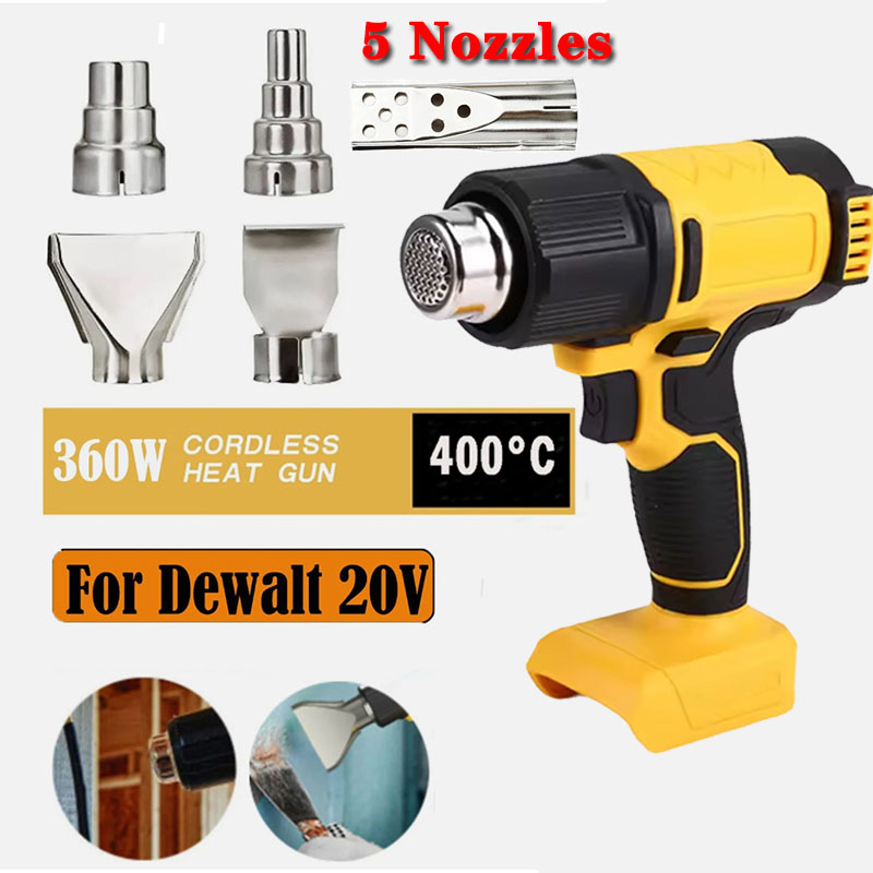 Resin Art Heat Gun - Pistolet thermique sans fil pour batterie