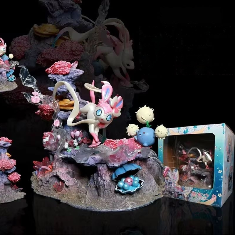 Resin Art Things - Figurine GK Sylveon Shroomish Clamperl Fairy