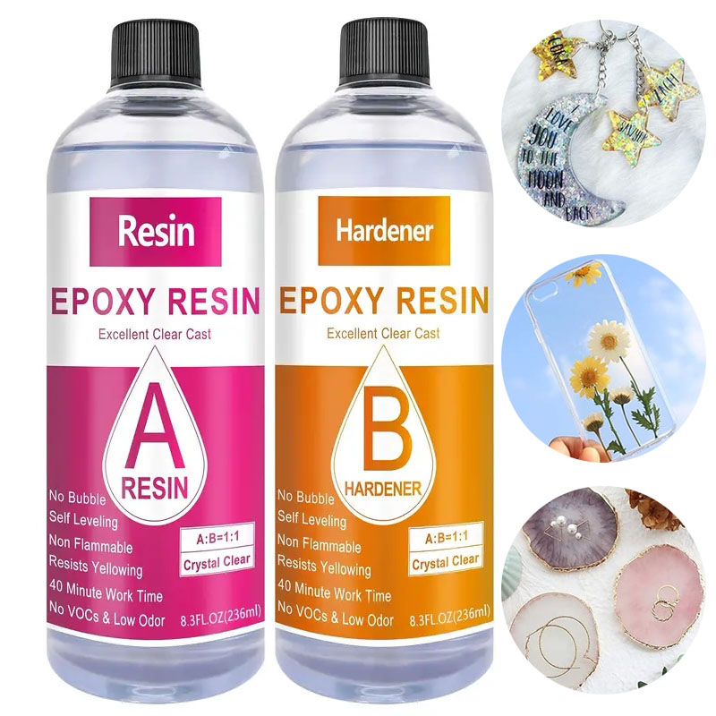 Resin Art Table Top - Crystal Clear Election Kit de résine
