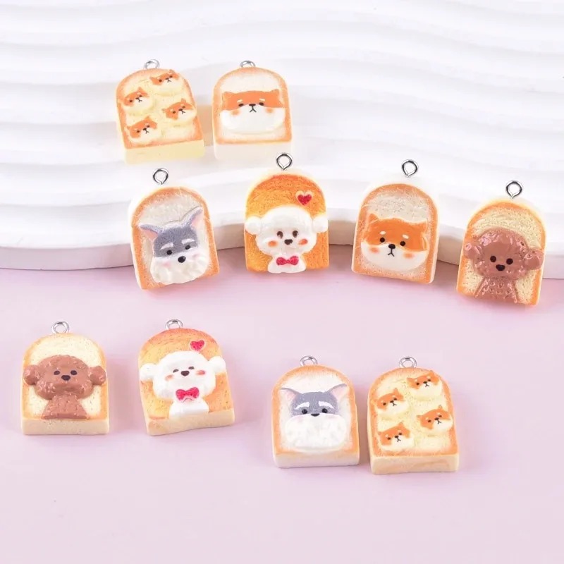Resin Art Things - 10 pendentifs en résine en forme