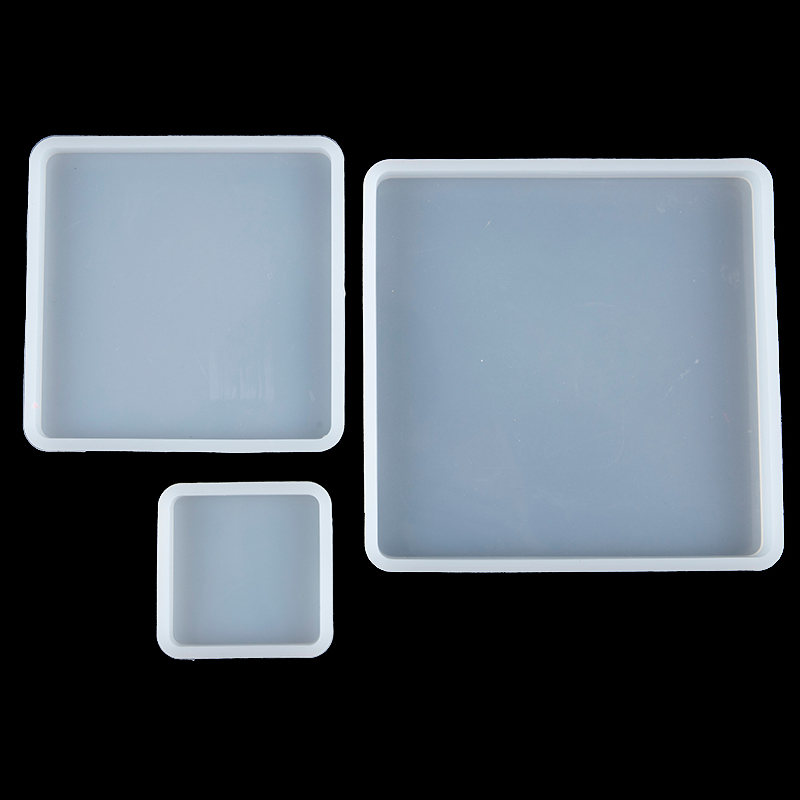 Coaster Mold Square - Moules carrés en silicone pour la