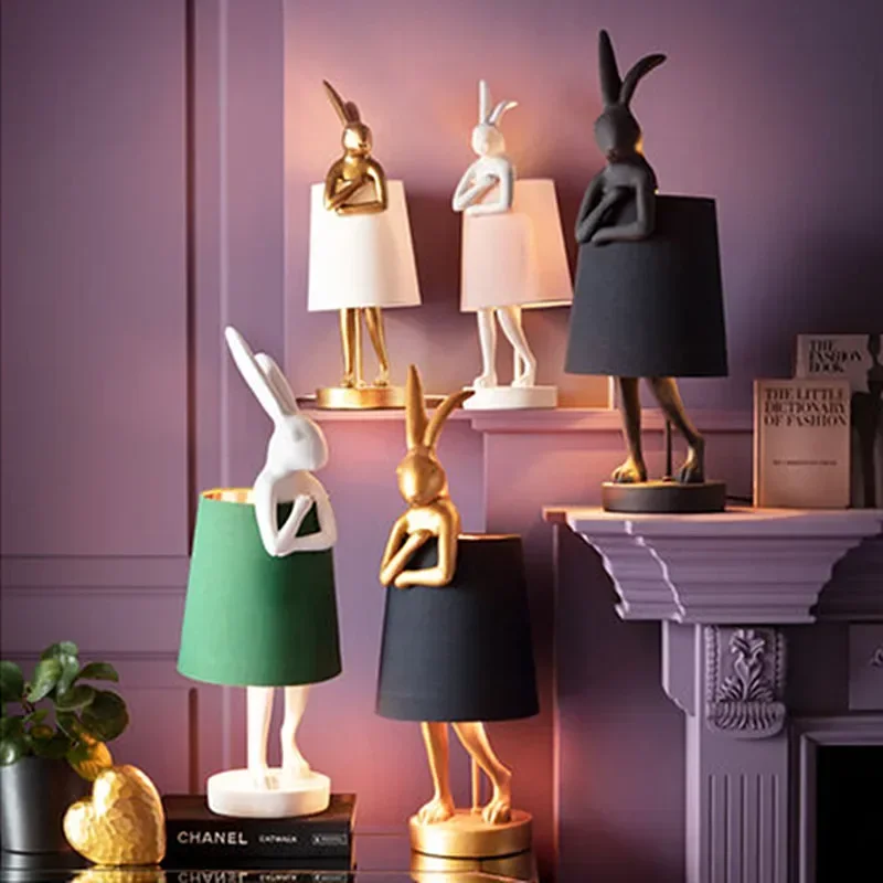 Resin Art On Floor - 2025 moderne KARE lapin lampe de