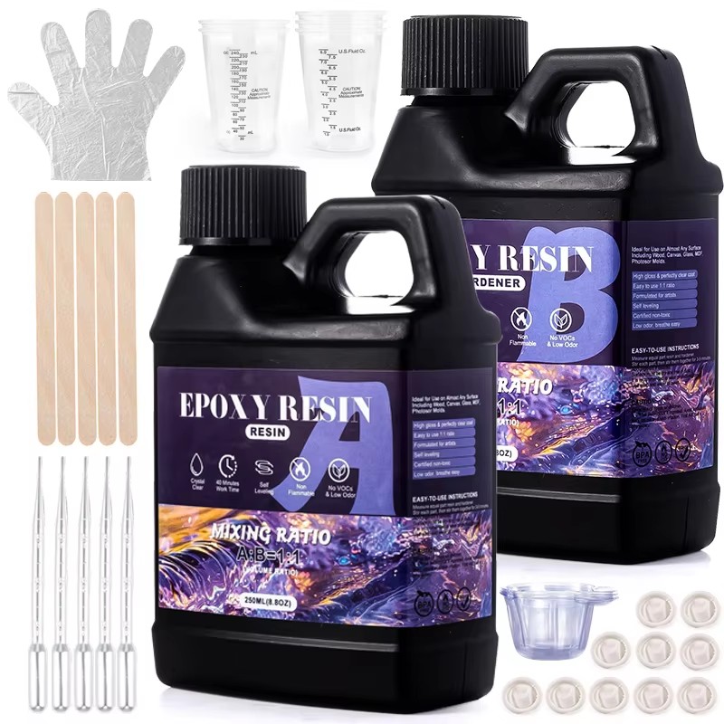 Resin Art Kit For Beginners - Kit de résine époxy 1:1 Easy
