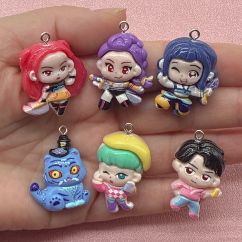 Resin Art Jewelry Kit - Pendentif en résine de dessin animé,