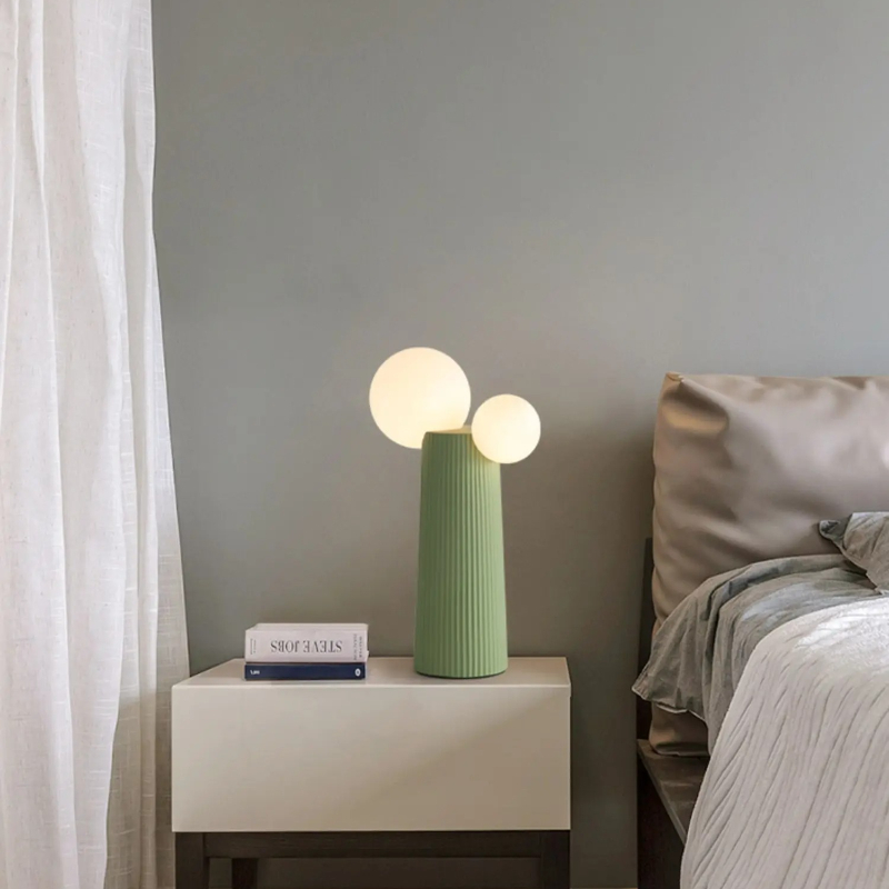 Resin Art On Floor - Lampe de chevet de chambre principale