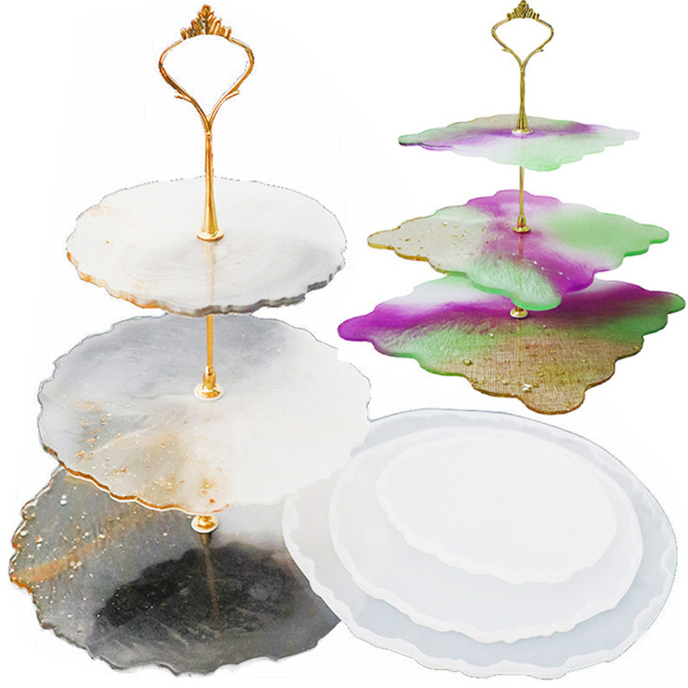Coaster Mold Square - Grand plateau en Silicone, moule fluide