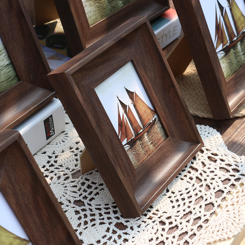 Resin Art Table Top - Cadre Photo en résine Vintage, cadre