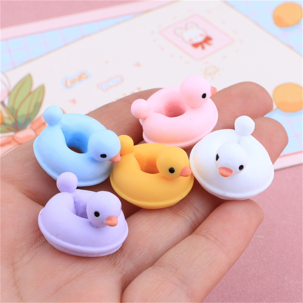 Resin Art Ring - Anneau de bain de canard de