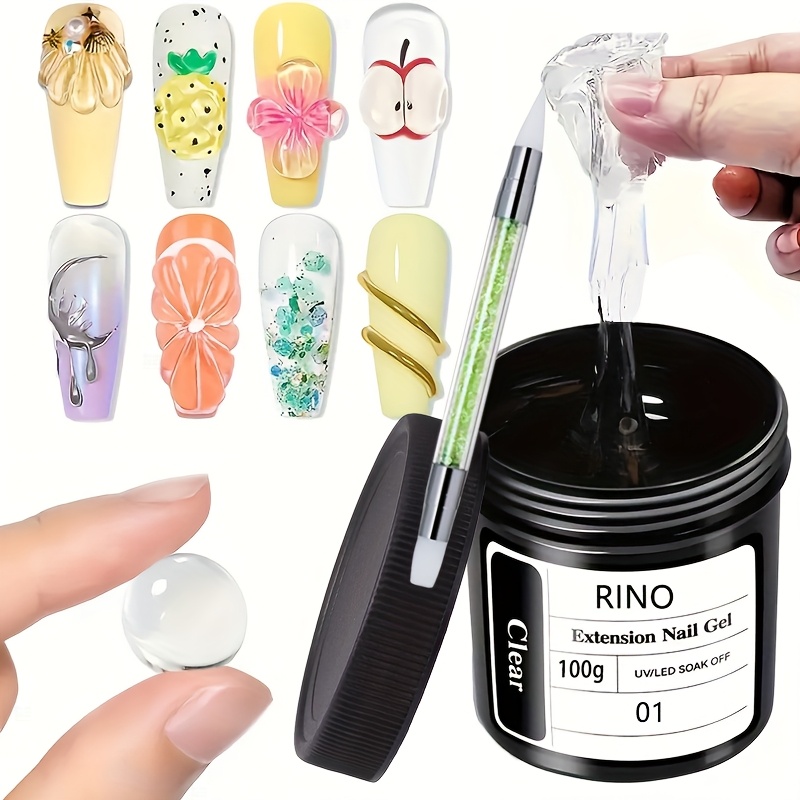 Resin Art Gel - Kit de Gel UV pour Ongles