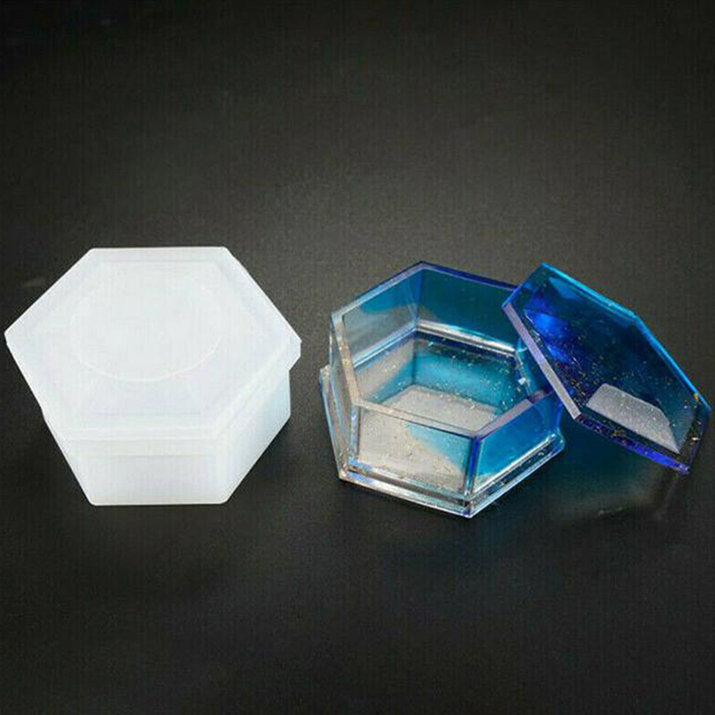 Resin Art Heat Gun - Moule en silicone hexagonal pour boîte