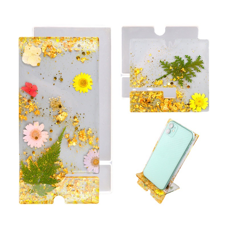 Resin Art Heat Gun - Moule en silicone rectangulaire pour support