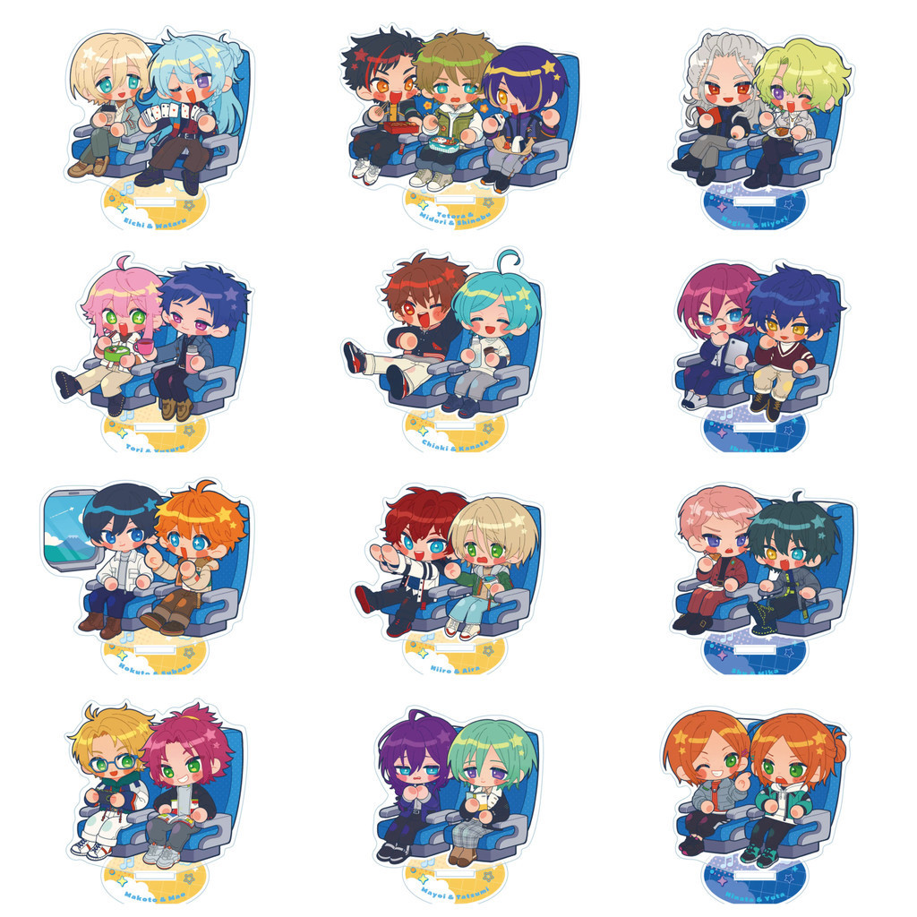 Resin Art Things - Ensemble Stars Figurines de présentation en