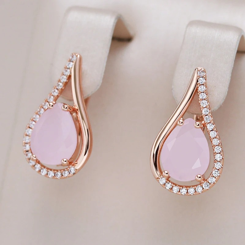 Resin Art Ring - Boucles d'oreilles élégantes en opale synthétique