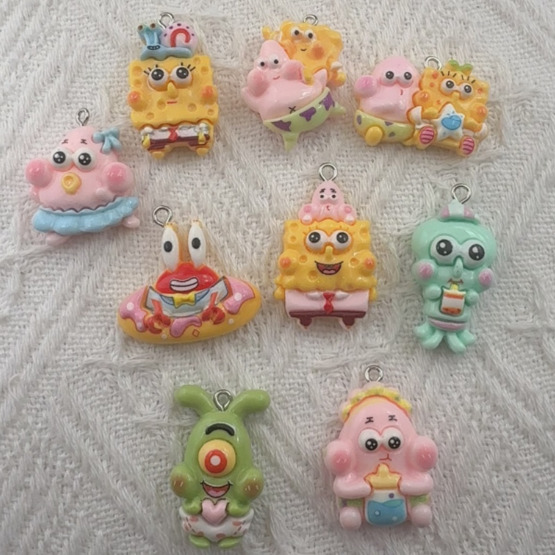 Resin Art Jewelry Kit - Pendentif en résine de dessin animé,