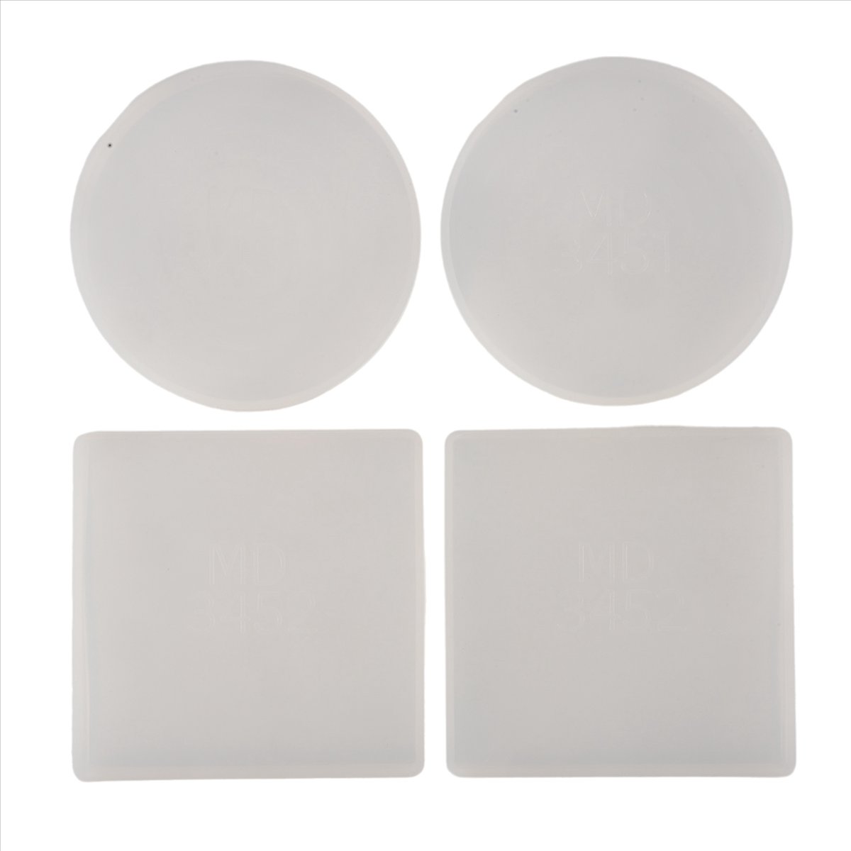 Coaster Mold Square - ABNH Lot de 4 moules en