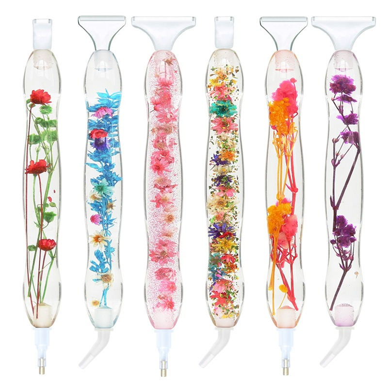 Resin Art Flower - 1 ensemble de stylos de peinture