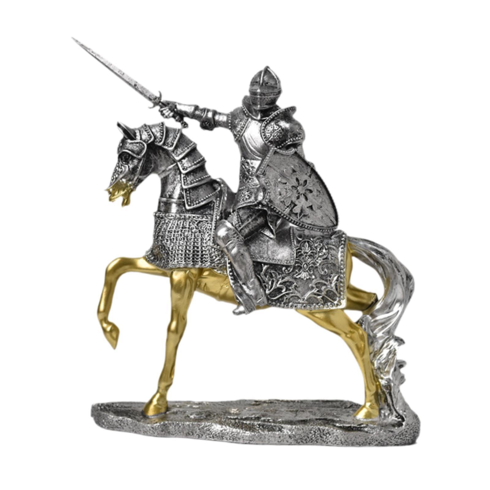 Statue de cheval de chevalier  - Resin Art Table Top avis et prix