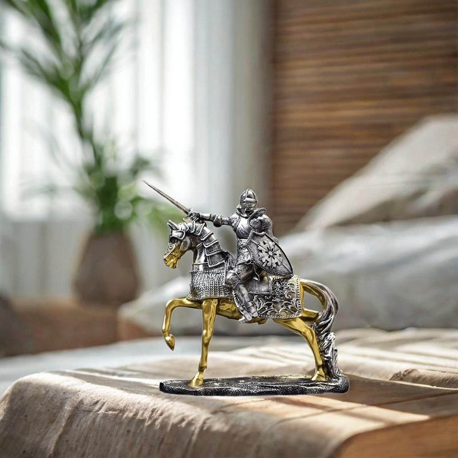 Statue de cheval de chevalier  - Resin Art Table Top avis et prix