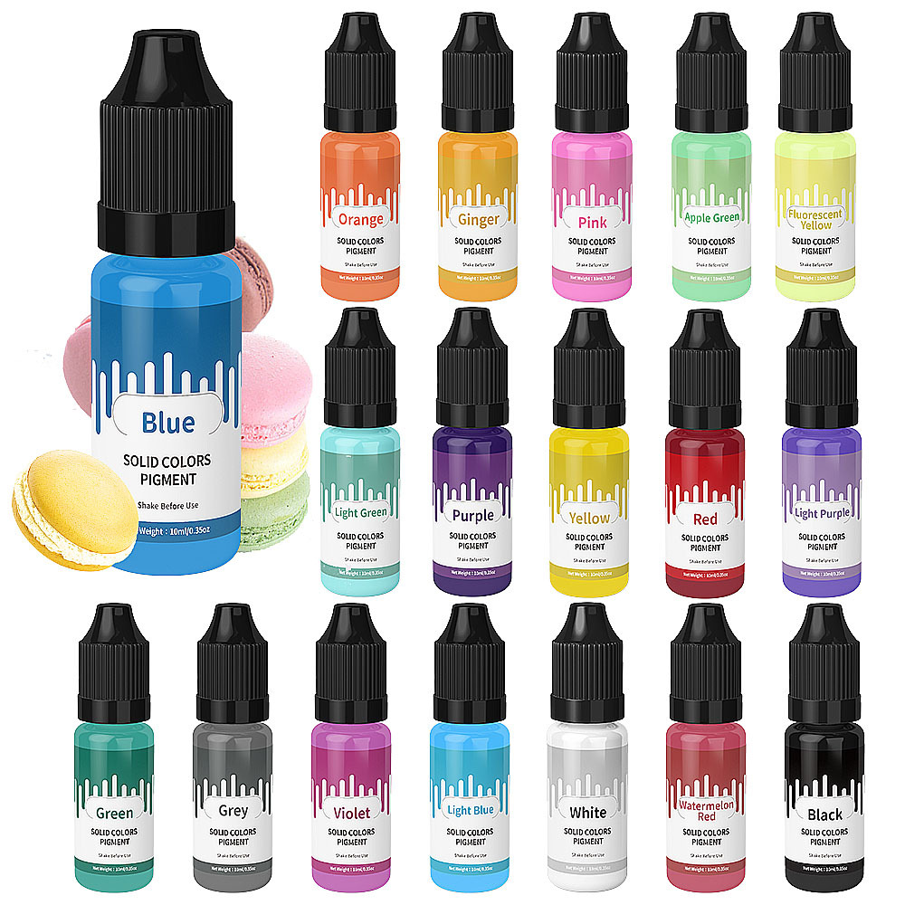 Macaron couleur Pastel solide, - Resin Color Paste avis et prix