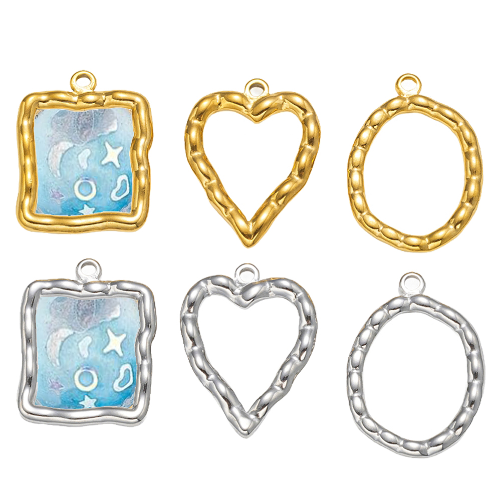 Pendentifs ronds en forme de c - Resin Art Things avis et prix