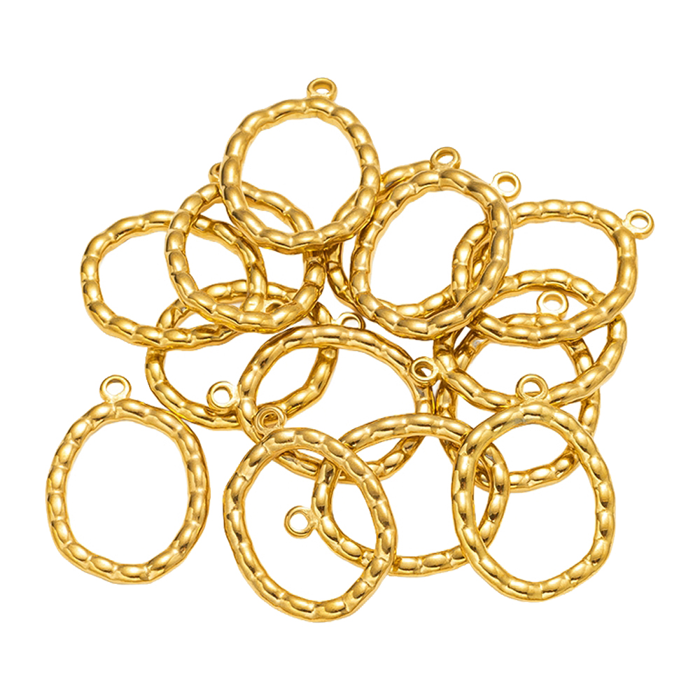 Pendentifs ronds en forme de c - Resin Art Things avis et prix
