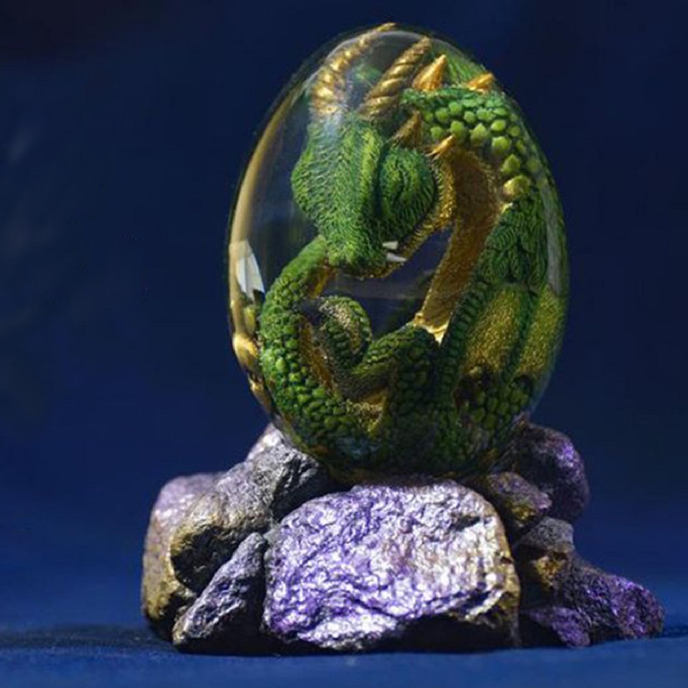 Statue d'œuf de Dragon de lave - Resin Art Table Top avis et prix