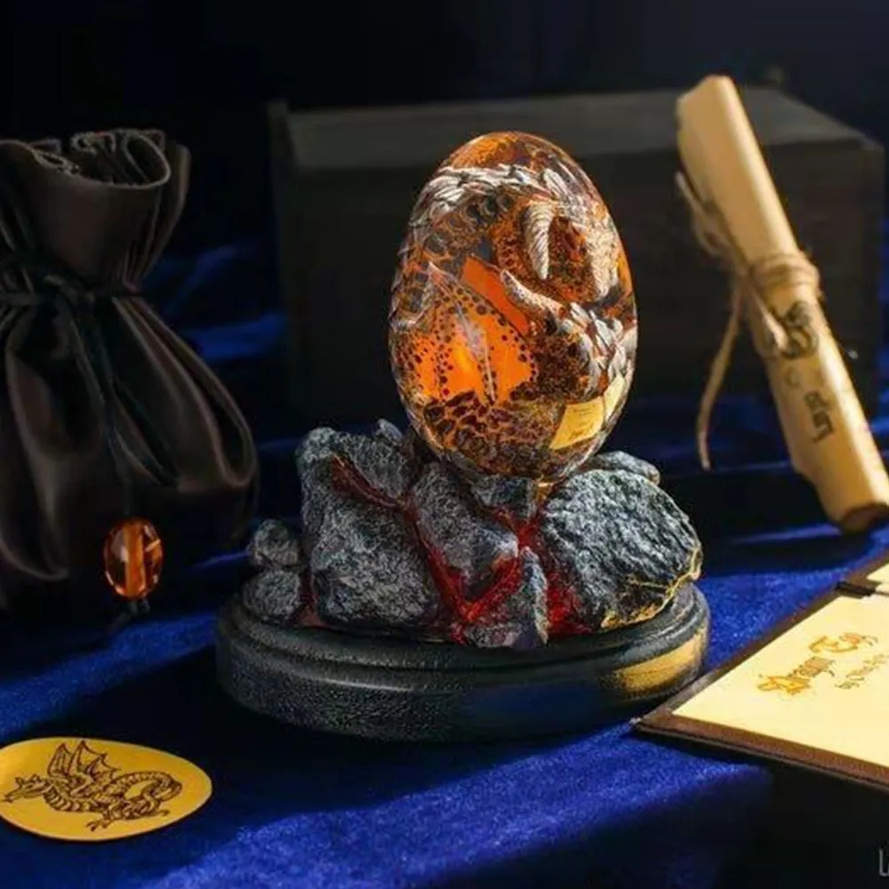 Statue d'œuf de Dragon de lave - Resin Art Table Top avis et prix