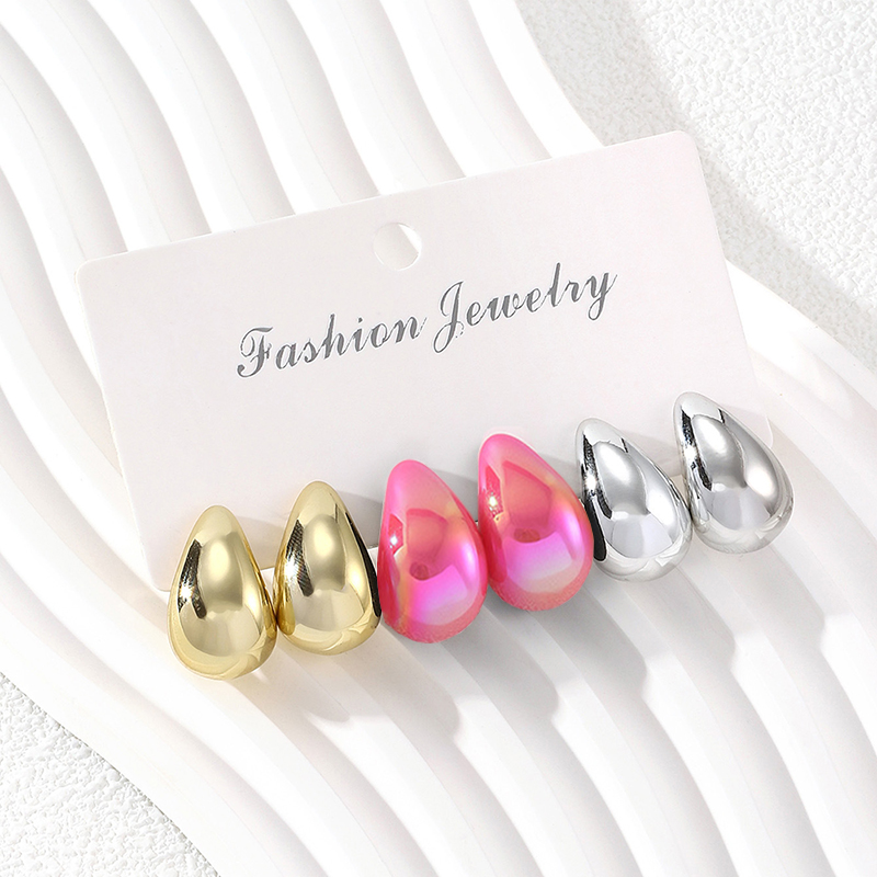 3 paires de boucles d'oreilles - Resin Art Ring avis et prix