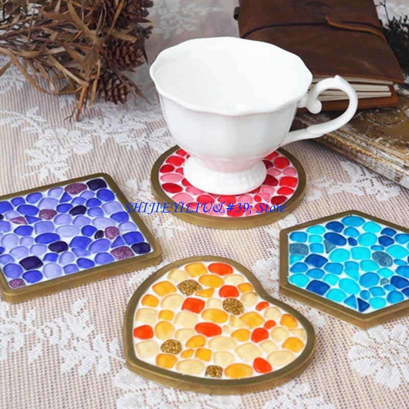 E21F moules dessous verre pour - Coaster Mold Square avis et prix