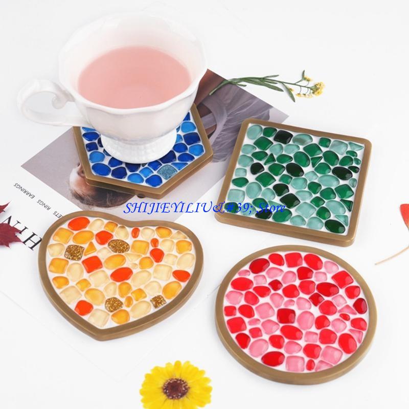 E21F moules dessous verre pour - Coaster Mold Square avis et prix