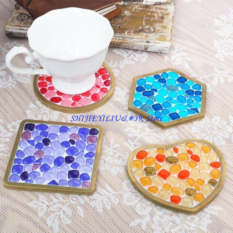E21F moules dessous verre pour - Coaster Mold Square avis et prix