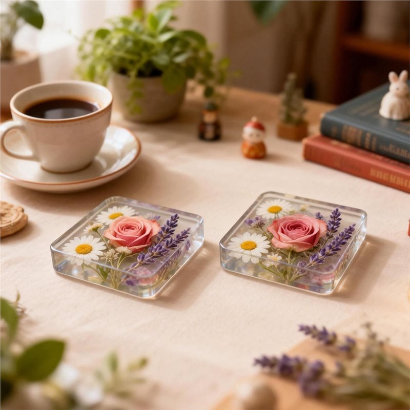 Moules en silicone A25I-12 cav - Coaster Mold Square avis et prix