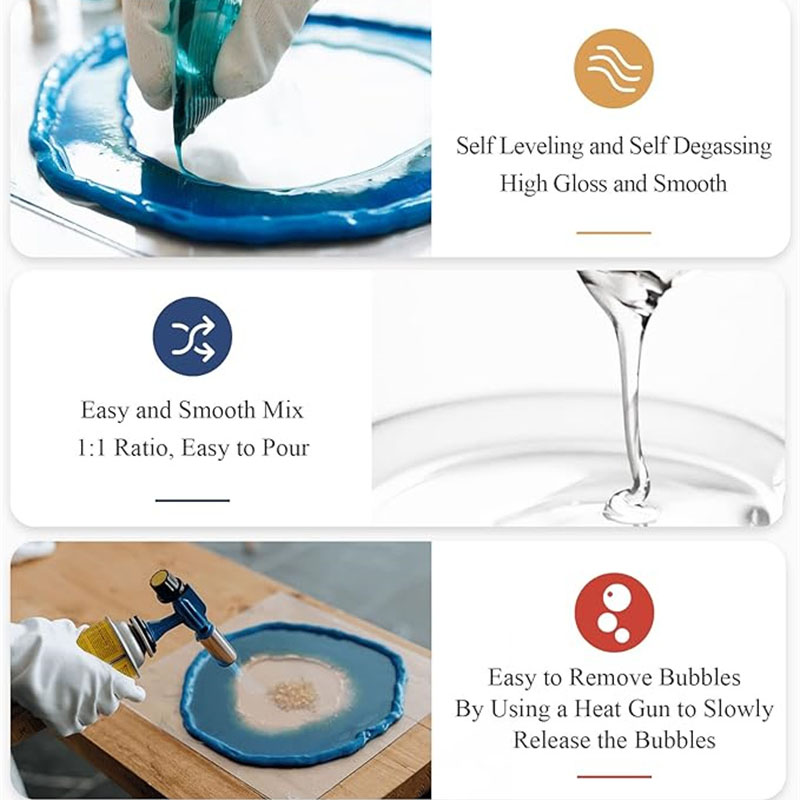 Crystal Clear Election Kit de  - Resin Art Table Top avis et prix