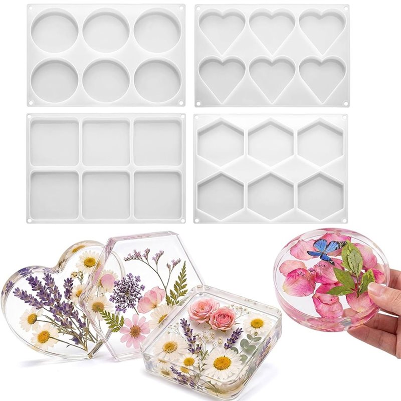 [ABFI!】 Moules en résine pour  - Coaster Mold Square avis et prix