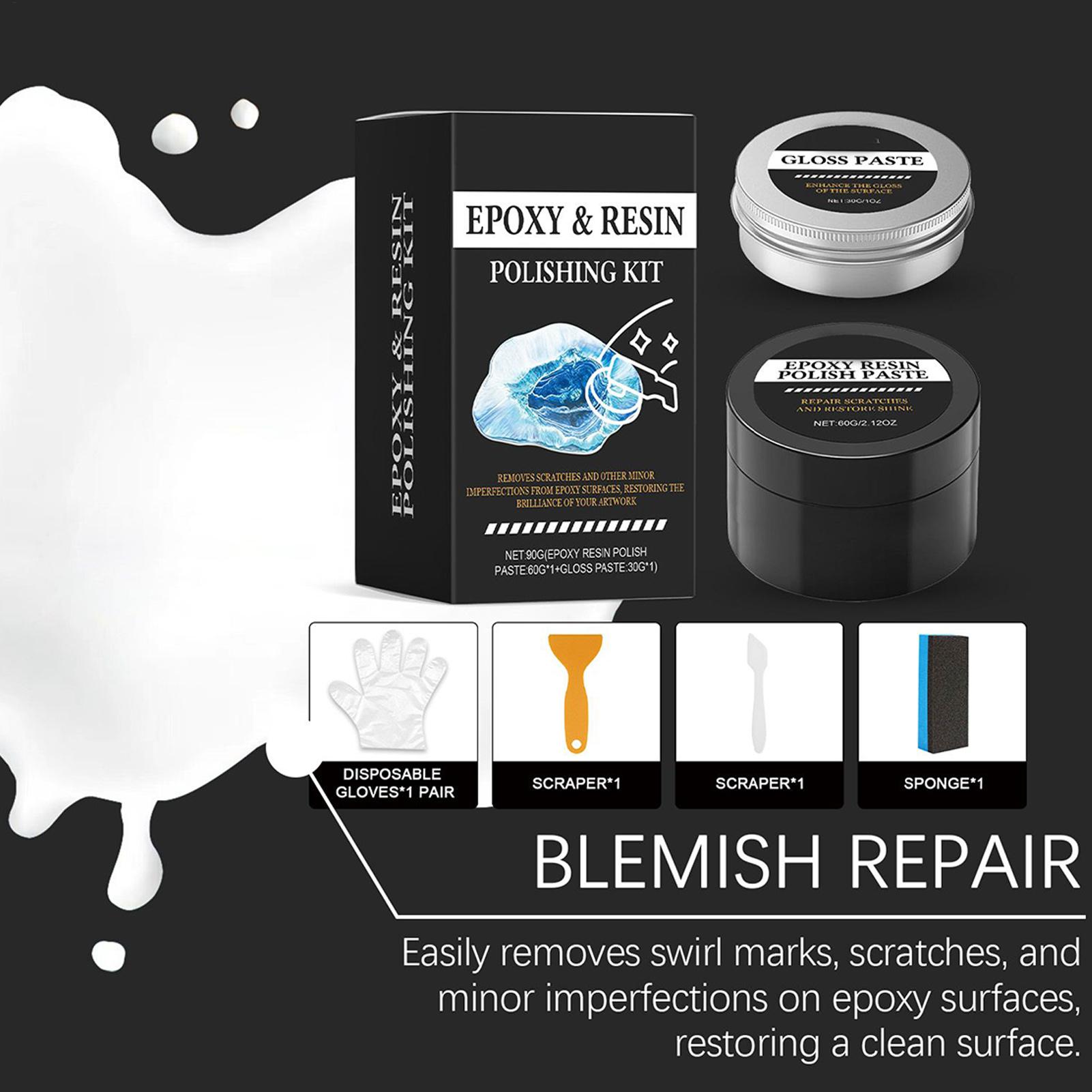 Kit de polissage pour résine é - Resin Art Kit For Beginners avis et prix