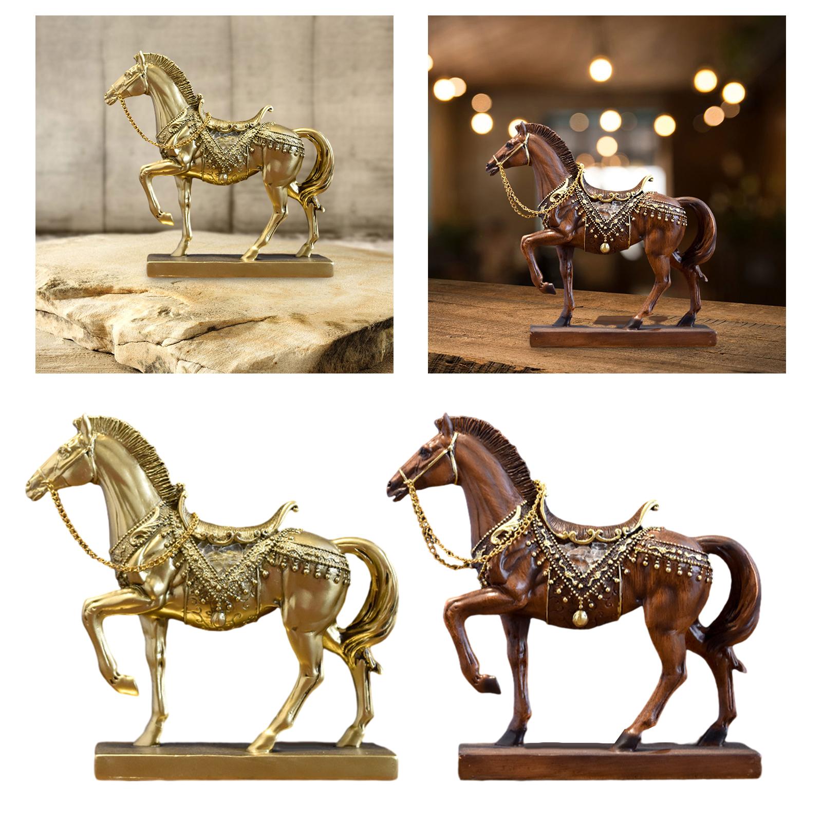 Statue de cheval en résine pou - Resin Art Table Top avis et prix