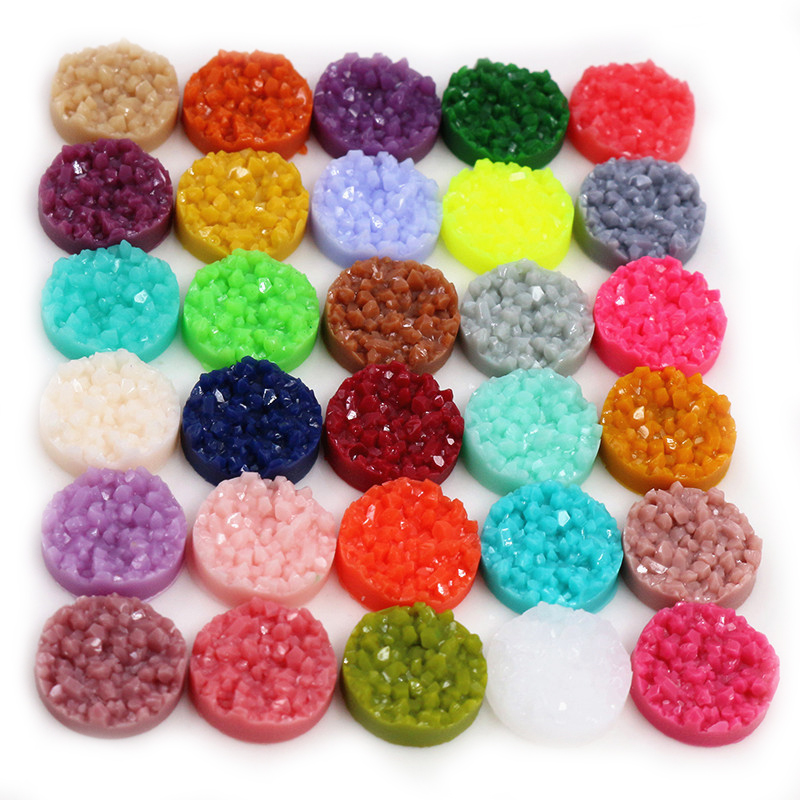 40 pièces résine Druzy Cabocho - Resin Art Jewelry Kit avis et prix