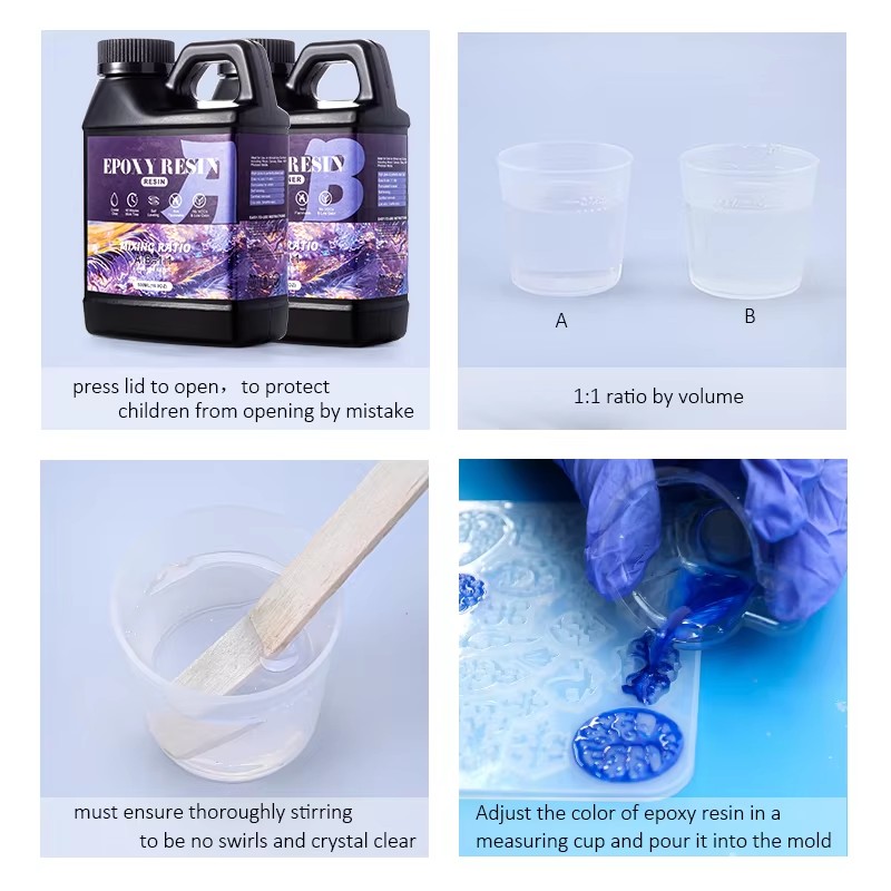 Kit de résine époxy 1:1 Easy M - Resin Art Kit For Beginners avis et prix
