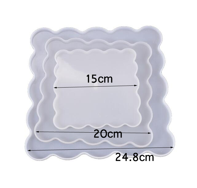 Grand plateau en Silicone, mou - Coaster Mold Square avis et prix