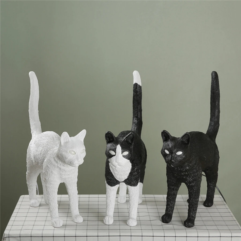 Lampe de Table Nordique Chat N - Resin Art On Floor avis et prix