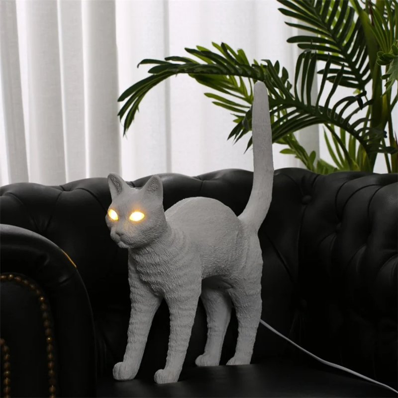 Lampe de Table Nordique Chat N - Resin Art On Floor avis et prix