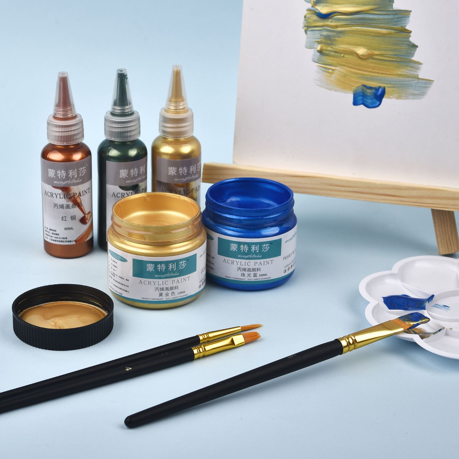 7 couleurs 60 ml/bouteille mét - Resin Color Paste avis et prix