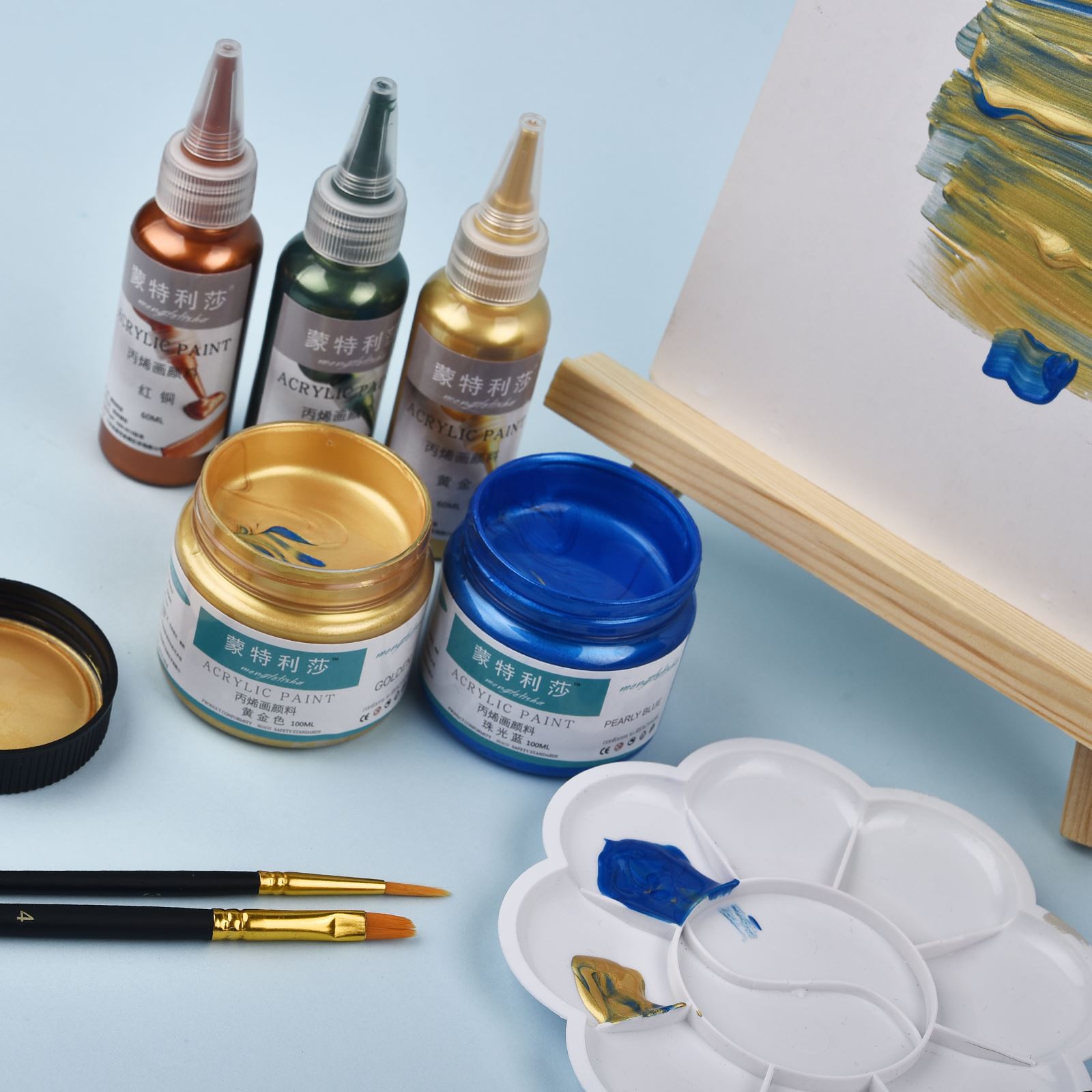 7 couleurs 60 ml/bouteille mét - Resin Color Paste avis et prix