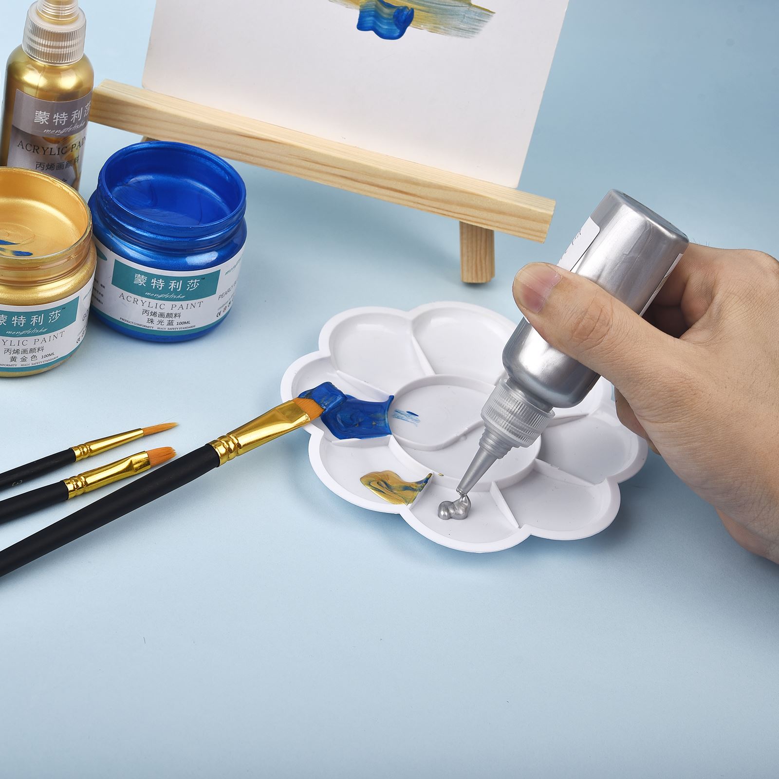 7 couleurs 60 ml/bouteille mét - Resin Color Paste avis et prix