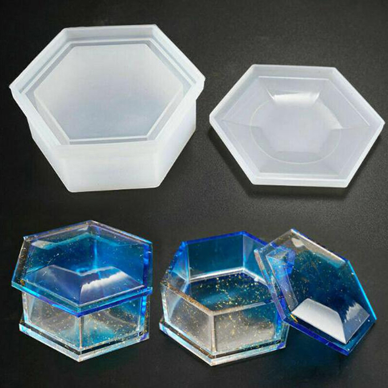 Moule en silicone hexagonal po - Resin Art Heat Gun avis et prix