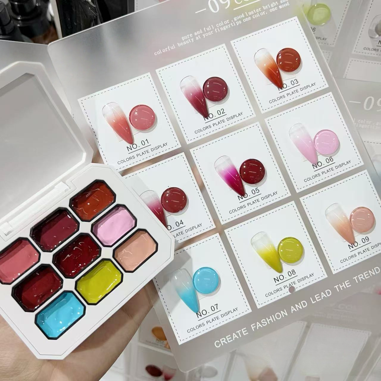 1 pièce Gel UV solide 9 couleu - Resin Art Uv avis et prix