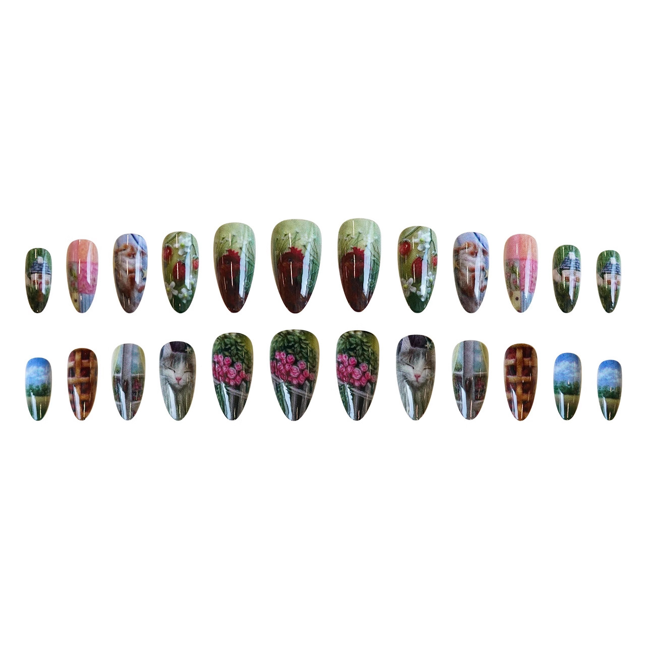24 pièces Style pastoral amand - Resin Art Flower avis et prix